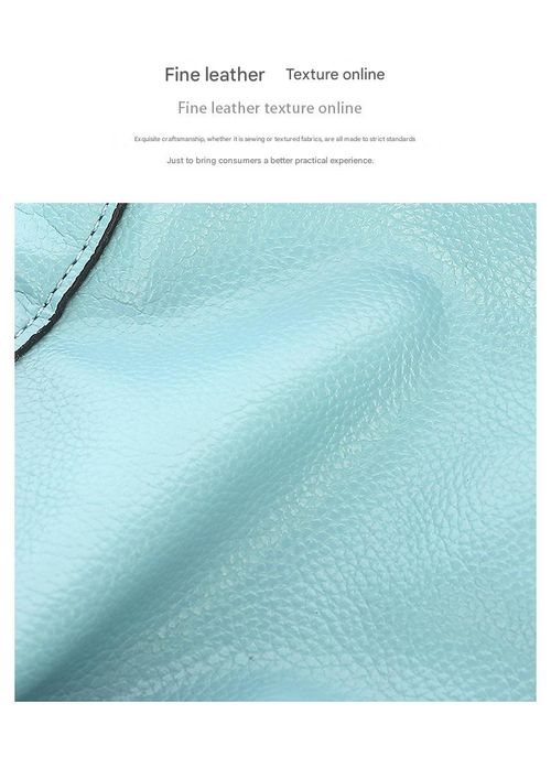 2025 New Blue PU Leather Women's Boston Bag - Trendy and Versatile | Pillow-Shaped Tote, Can Be Used as a Shoulder Bag or Crossbody Bag