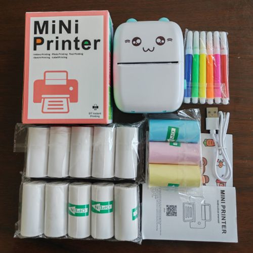 Portable & Wireless C9 Mini Label Printer - Pocket-Size for On-the-Go Sticker Printing, Bluetooth Phone Connectivity