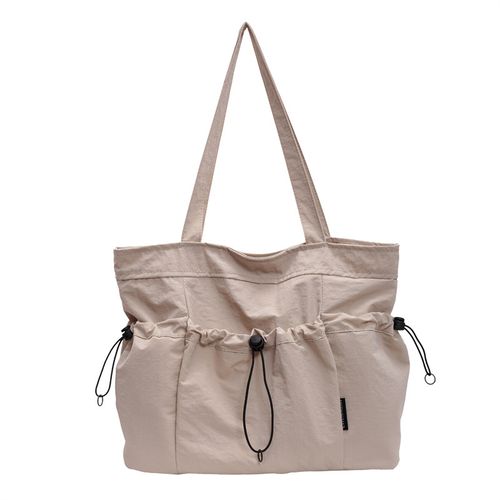 2025 Luxe Commander Tote: Oversized cream tote - fits laptop and documents | Perfect for travel | Office