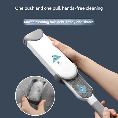 Portable Double-Sided Lint & Dust Remover - Static-Free for Clothes, Beds, Sofas | Reusable & Washable Household Tool