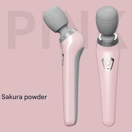 Single Brand New Pink Handheld Electric Massager - Rechargeable Multi-Function Massager | Compact Vibrating Kneading Massager