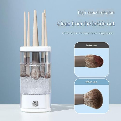 Best-Selling Electric Makeup Brush Cleaner - Portable and Efficient for Lazy Cleaning | Multi-Purpose Cleaner for Makeup Sponges, Puffs, and Pressed Powder | For Personal Use | For Professional Makeup Artists