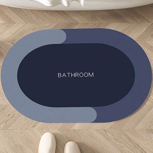 Premium Diatomite Mat: Keeps Bathroom Dry Zones Protected - Rapid Water Absorption & Quick Dry for Wet Areas