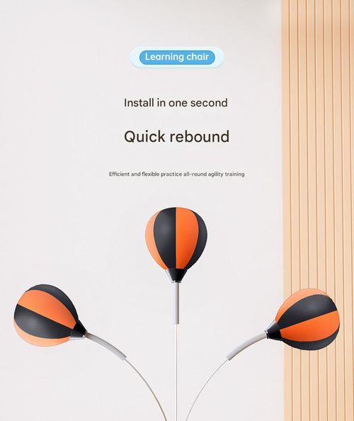 Boxing Reaction Ball - Height Adjustable, Springy Speed Ball | Stress Relief Training Equipment, Freestanding and Home Use Tumbler Target