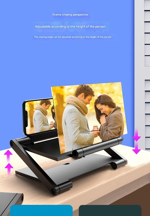 Professional-Grade Magnifier: Lift-Up Phone Screen Magnifier - HD Blue Light Protection for RK-C46 (Foldable Design)