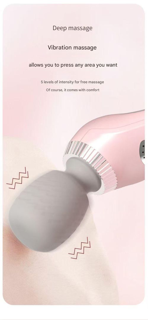 Single Brand New Pink Handheld Electric Massager - Rechargeable Multi-Function Massager | Compact Vibrating Kneading Massager