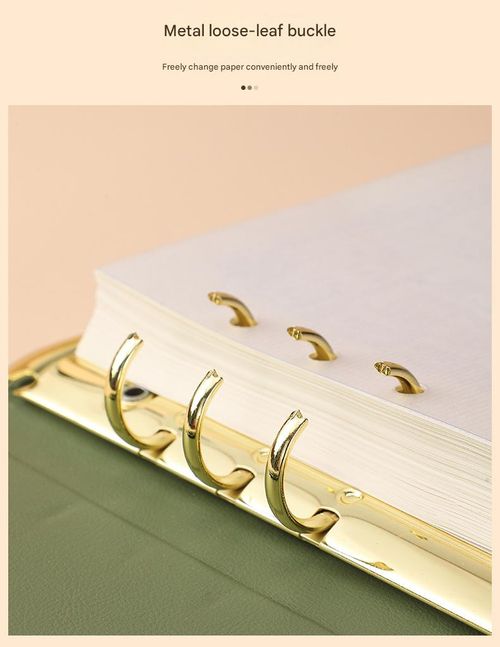 Matcha Green Business Notebook Set - A6 Loose-Leaf Premium Gift Box | High-end executive notebook, stylish diary, perfect for office use and gift giving