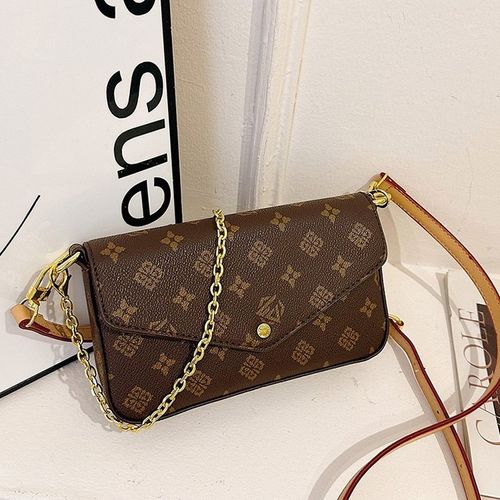 Trending Retro Mini Bag for Women - 2024 Winter New Arrival | Niche Vintage Monogram Chain Envelope Bag, Luxury Stylish Crossbody & Shoulder Bag with High-End Appeal
