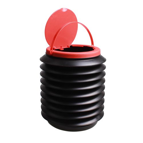 4L MagicFold Bucket | Multi-Use Trash | Storage Bin w | Carry Handle (Car-Camping-Emergency Kit)