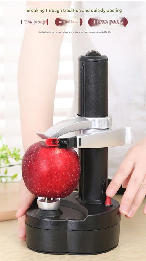 Electric Fruit and Vegetable Peeler - Quick, Easy, Automatic Peeling for Apples, Potatoes, and More | For Home, Grocers, and Restaurants