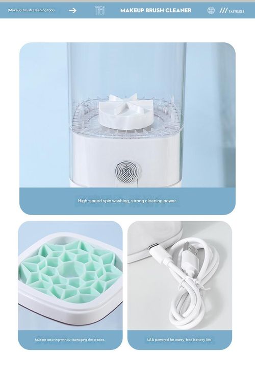 Best-Selling Electric Makeup Brush Cleaner - Portable and Efficient for Lazy Cleaning | Multi-Purpose Cleaner for Makeup Sponges, Puffs, and Pressed Powder | For Personal Use | For Professional Makeup Artists