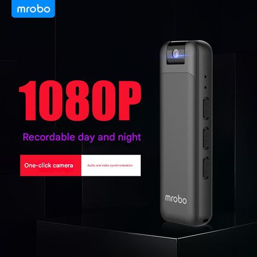 HD Smart Noise-Canceling Voice Recorder & Video Camera - 1080P Rotating Lens, Long Standby | Built-in 32GB Memory, Dual Function for Audio & Video Recording