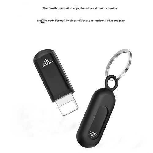 One-All-in-One Universal Remote Control: Universal IR Blaster for iPhone 6-14 and Smart Devices (4th Generation Black)