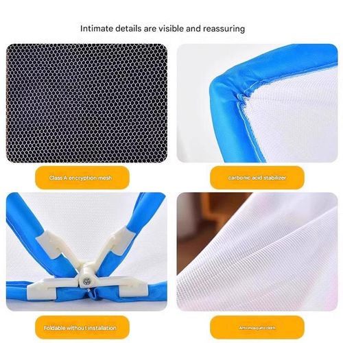 No-Assembly Mosquito Net – Portable Flip-Top Design for Bed, Travel & Dorm Use
