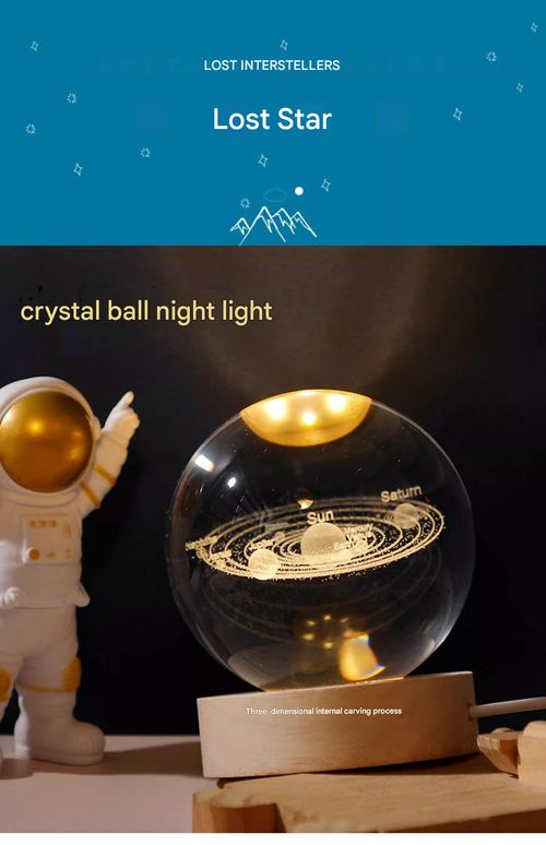 Luminous Crystal Ball Desktop Decoration - Exquisite Solar System Decoration | The perfect birthday gift for classmates and friends