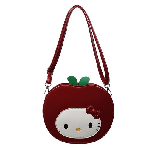 Convertible Hello Kitty Backpack - PU Leather Multi-Way Bag (Shoulder+Crossbody+Backpack)