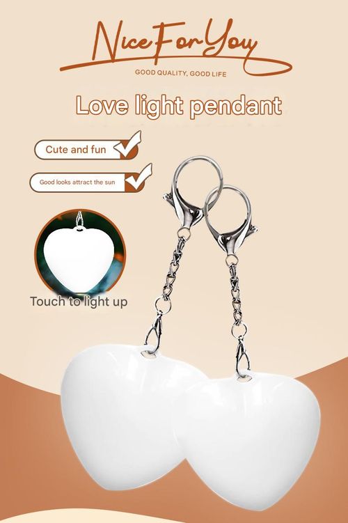 Unique Heart Light Keychain Gift | Adorable Mini Purse Night Lamp for Her | Creative & Portable Present, Birthday Idea
