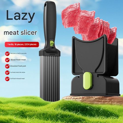 Bestselling Black Meat & Vegetable Chopper - Stainless Steel Multi-Functional Cutter for Fast Slicing, Dicing & Shredding | Portable Tool Ideal for Home Use & Food Businesses