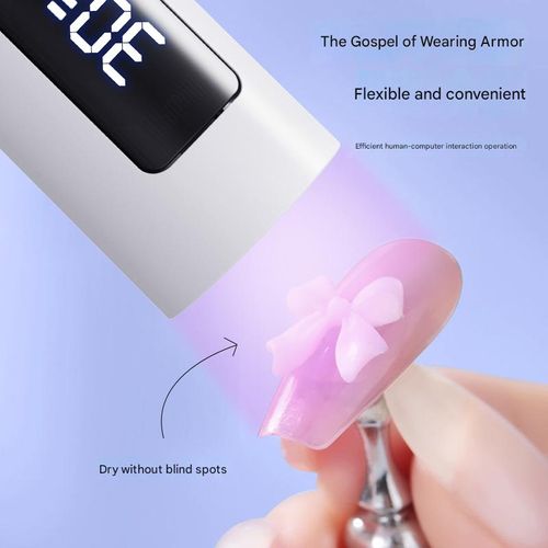 Crystal Cure Pro Kit - Fast-Charging Portable LED Lamp w | Auto-Off Timer & Anti-UV Darkening | Gift-Ready White Box