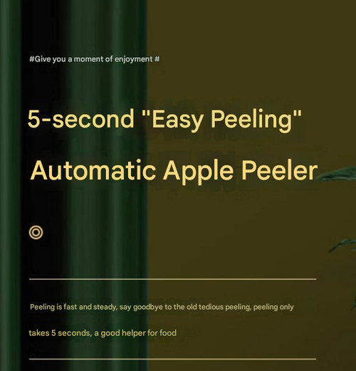 Light Green 4-Piece Apple Peeler Set - Portable Hand-Cranked Apple Peeler | Efficient Automatic Fruit Peeling Tool for Home Use