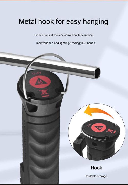 Magnetic Base Work Light -  Rotatable Super Bright LED with Rechargeable Power | Hands-Free Auto Repair Light & Emergency Floodlight