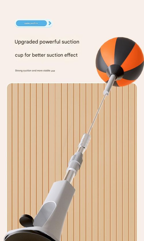 Boxing Reaction Ball - Height Adjustable, Springy Speed Ball | Stress Relief Training Equipment, Freestanding and Home Use Tumbler Target