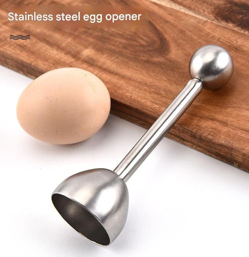 Stainless Steel Egg Opener - Efficient Egg Cutter for Baking & Cooking | Creative Kitchen Tool Ideal for Home & Restaurant Plating