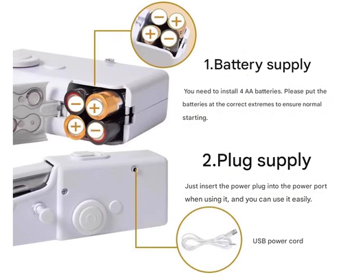Pocket-Sized Sewing Kit - Rechargeable Mini Handheld Sewing Machine for Quick Clothing Fixes