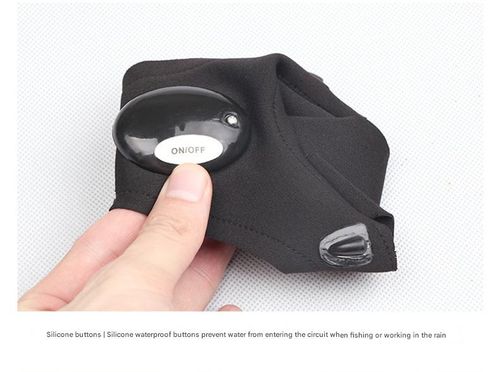 Ultra-Portable LED Fishing Gloves - Foldable Finger Lights for Night Angling & Emergency Repairs