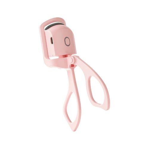 Pink Electric Heated Eyelash Curler - Mini Portable Handheld Lash Curling Tool | Rechargeable, Instant Heat & Long-Lasting Curl, Perfect for On-the-Go Touch-Ups