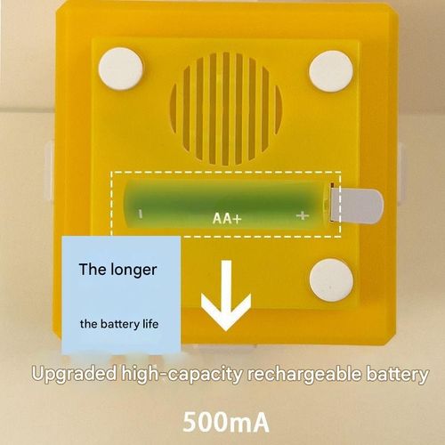 Retro Mario Charging Night Light - Multifunction Question Cube w  Ambiance Lighting & Classic Sound FX