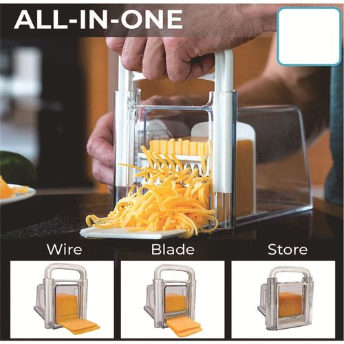 4-in-1 Butter Slicer - Multi-Functional Cheese Slicer with Storage Compartment | Home Kitchen Tool for Butter & Cheese Cutting