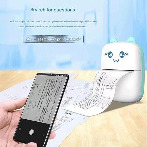 Portable & Wireless C9 Mini Label Printer - Pocket-Size for On-the-Go Sticker Printing, Bluetooth Phone Connectivity
