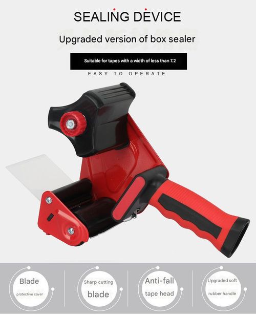 7cm Carton Sealing Machine - High-Efficiency Transparent Tape Cutter & Tape Dispenser | For Express Logistics Box Packing