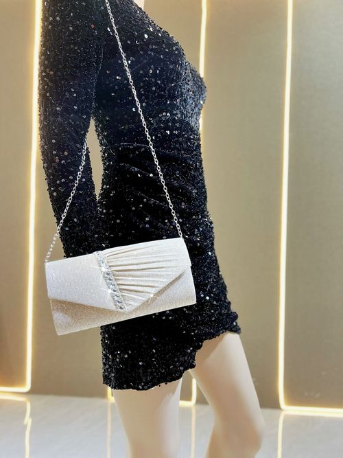2025 New Gold Clutch - Sparkling Rhinestone Envelope Handbag | Women's & Luxury Bags