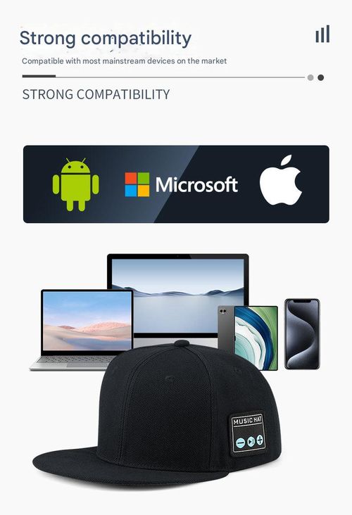 Black Bluetooth Speaker Hat - Wireless 5.4 Audio Hat with | Adjustable Headband and Dual Stereo Speakers | Outdoor Sports Running Music Hat | Cycling