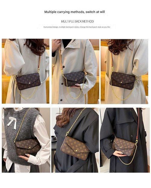 Trending Retro Mini Bag for Women - 2024 Winter New Arrival | Niche Vintage Monogram Chain Envelope Bag, Luxury Stylish Crossbody & Shoulder Bag with High-End Appeal