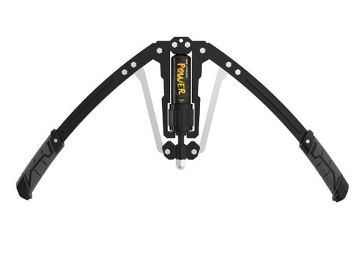 Adjustable Resistance Bar - Arm & Chest Workout Trainer for Home Gym (Dark Steel)