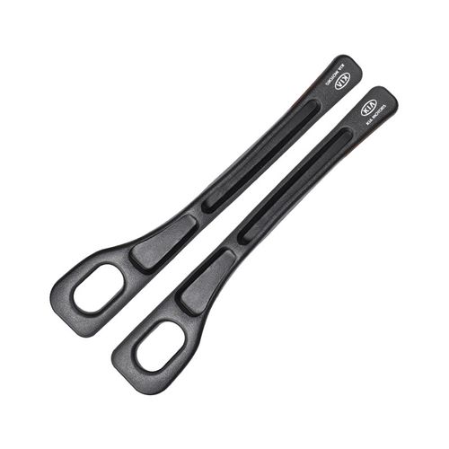 Car Seat Gap Filler Strips - 2-Slot Anti-Drop Insert for Vehicle Crevices | Black Pair, Car Interior Accessory to Prevent Items from Falling