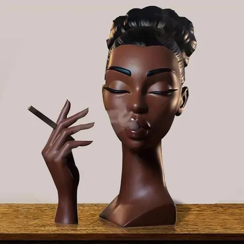 Premium Decor｜Headscents Noble Lady Aroma Diffuser - Artistic Sculpture + Long-Lasting Fragrance, Luxury Gift for Her