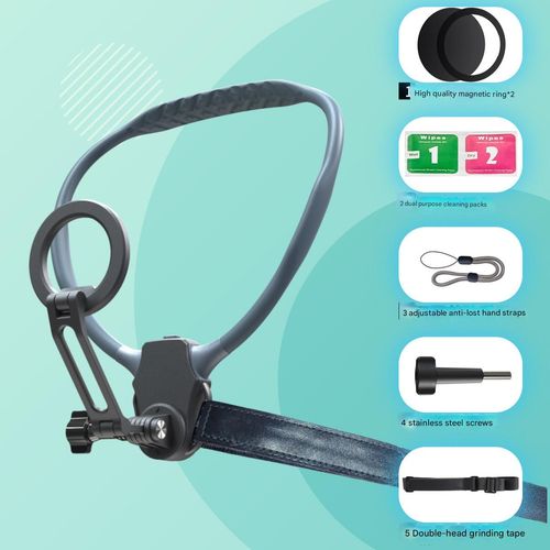 New MagSafe Magnetic Neck Phone Holder - Compatible with iPhone Series & Android Phones (with Magnetic Ring Included) | Ultra-Portable