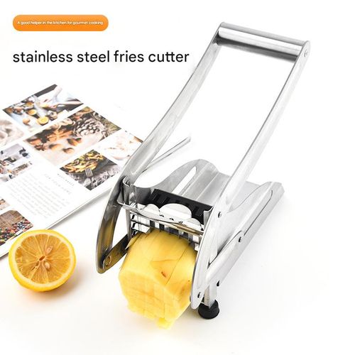 Big price cuts！Convenient Potato Peeler with Suction Cup - Multifunctional Manual Vegetable Cutter for French Fries, Cucumbers | Stainless Steel Kitchen Tools