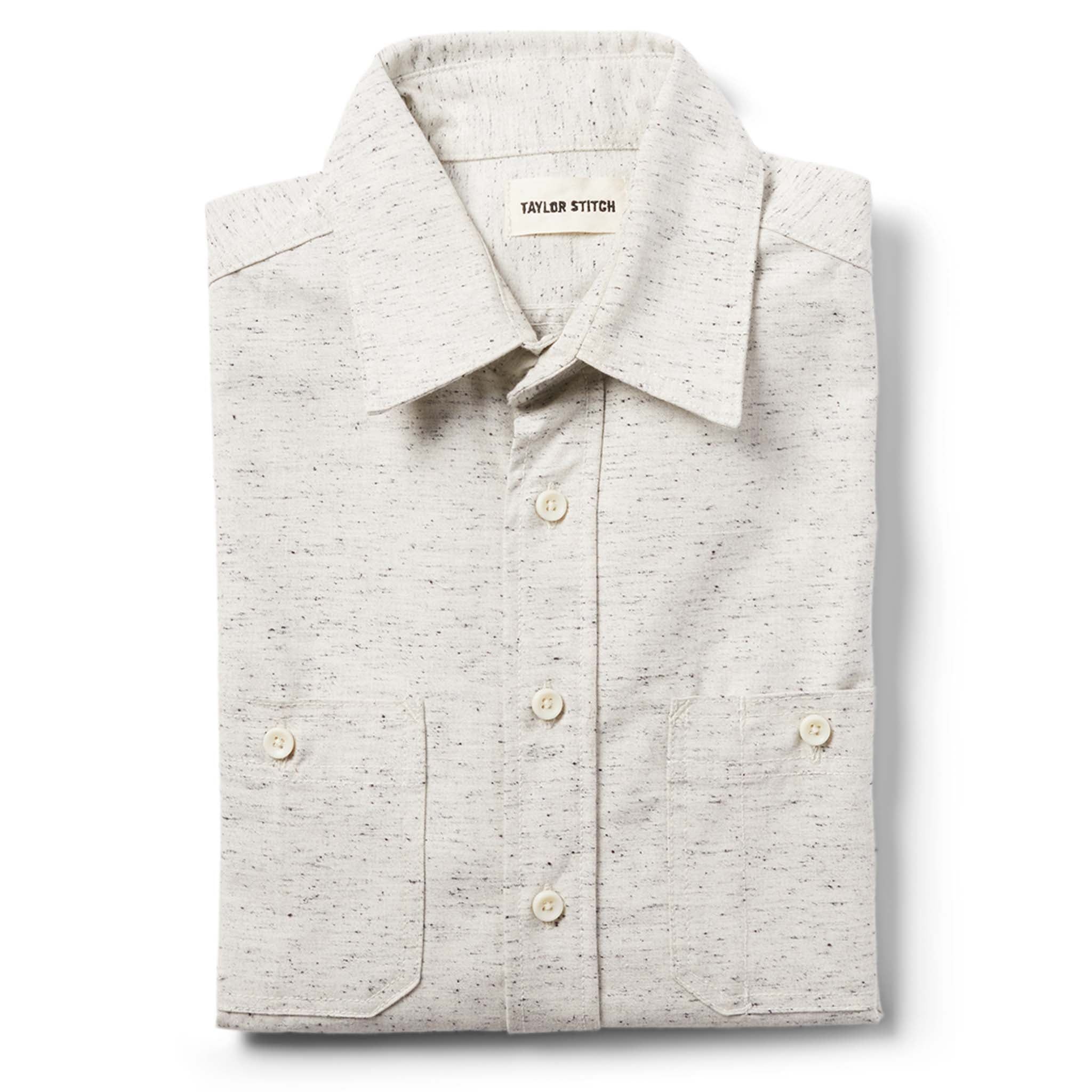 Cuesv Utility Shirt in Japanese Kuroki Natural Nep