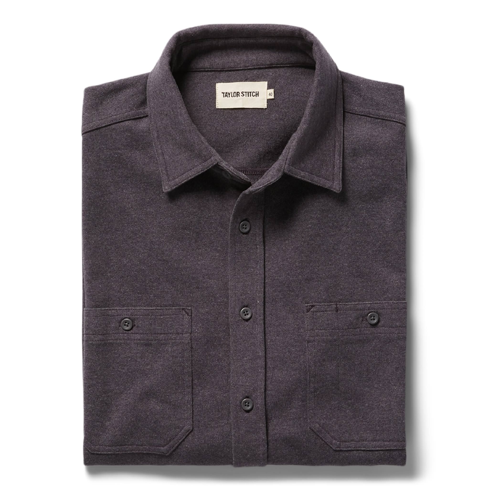 Cuesv Utility Shirt in Dark Charcoal Heavy Bag