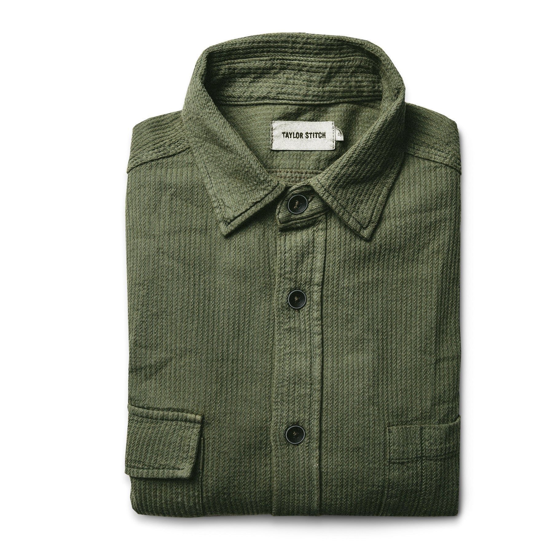 Cuesv Utility Shirt in Cone Mills Corded Army