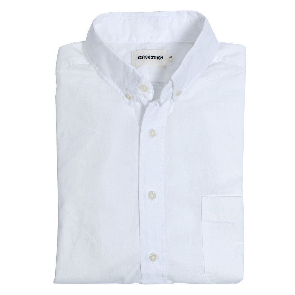 Cuesv Short Sleeve Jack in White