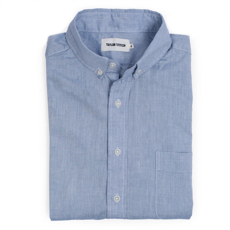 Cuesv Short Sleeve Jack in Light Blue