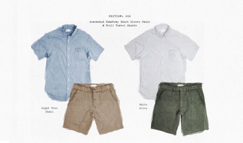 Cuesv Short Sleeve Jack in Light Blue