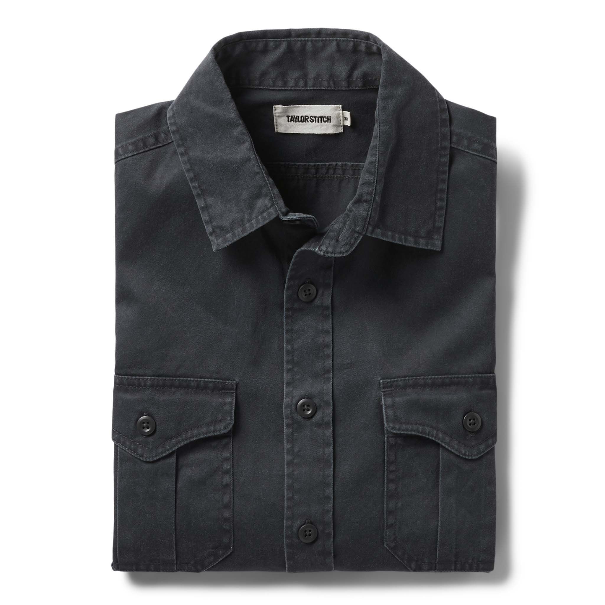 Cuesv Saddler Shirt in Washed Coal