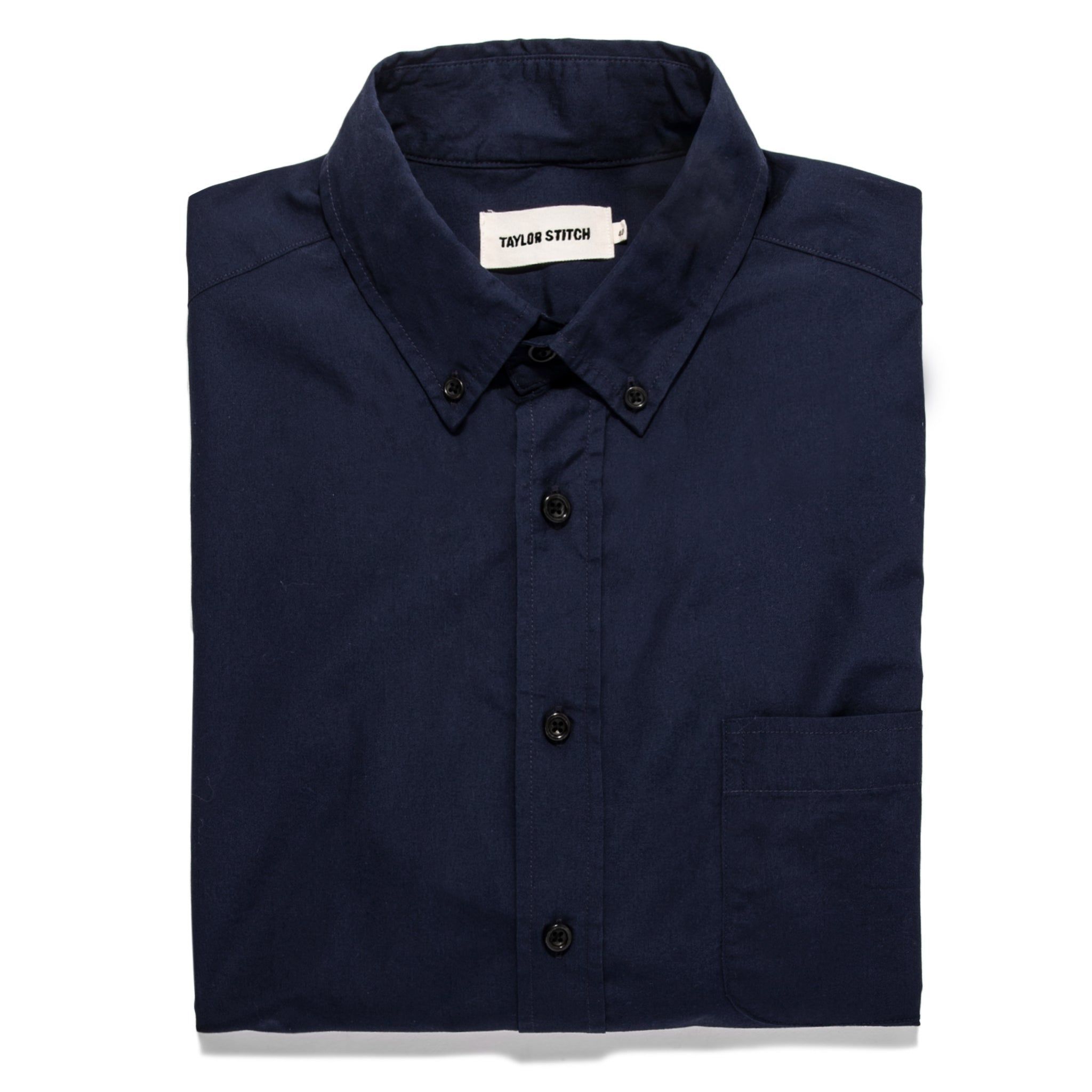 Cuesv Jack in Washed Navy Poplin